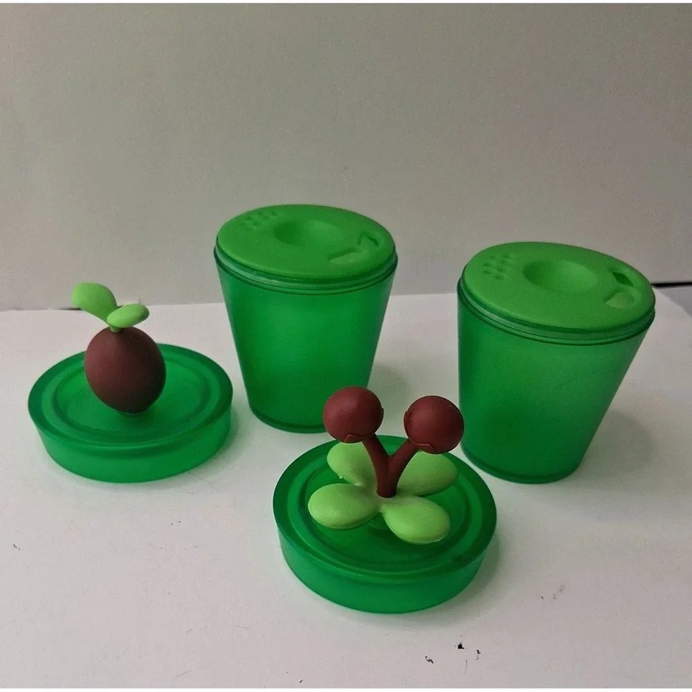 2 Rare A Di Alessi Happy Spices Spice Jars Italy Stefano Giovannoni 1997